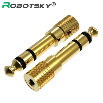 6.35mm Male To 3.5mm Female Adapter 6.35 Plug Stereo to 3.5 Jack Speaker Audio Adapter Converter for Microphone Headphone AUX
6.35mm Male To 3.5mm Female Adapter 6.35 Plug Stereo to 3.5 Jack Speaker Audio Adapter Converter for Microphone Headphone AUX