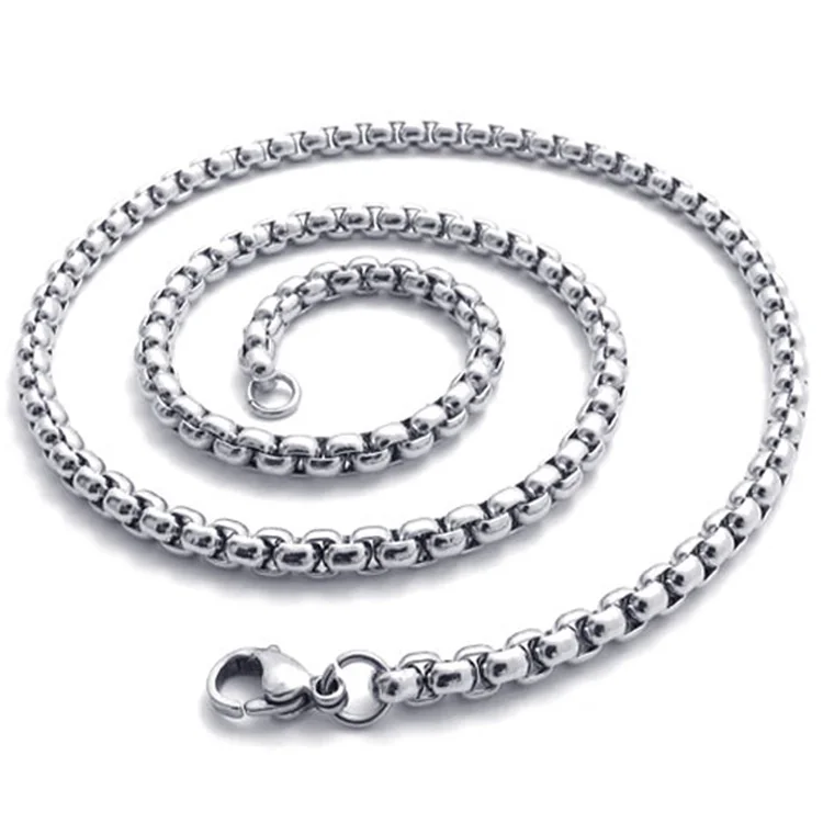 Men Jewelry 5mm Diameter 18/20/22/24/26/28/30inch Supre Lord Of The Men 316L Stainless Steel Necklace Interlocking Chain
Men Jewelry 5mm Diameter 18/20/22/24/26/28/30inch Supre Lord Of The Men 316L Stainless Steel Necklace Interlocking Chain