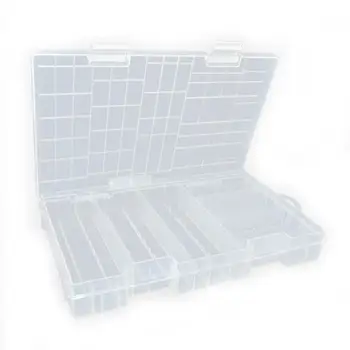 Transparent Portable Battery Organizer Storage Case Holder Double-layer Battery Storage Box Rack For 18650 26650 AA AAA Battery
Transparent Portable Battery Organizer Storage Case Holder Double-layer Battery Storage Box Rack For 18650 26650 AA AAA Battery