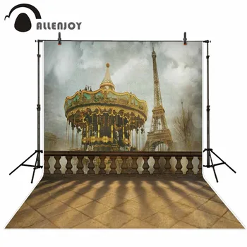 Allenjoy photography backdrop Paris Eiffel Tower Carousel balcony background photocall photo studio photobooth fantasy
Allenjoy photography backdrop Paris Eiffel Tower Carousel balcony background photocall photo studio photobooth fantasy