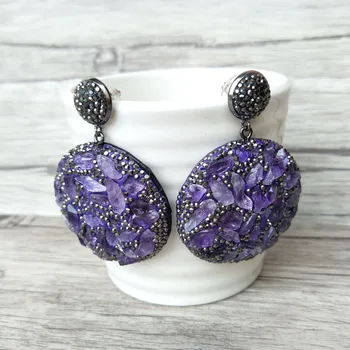 1/3 Pairs Round shape earrings,handmade leather pave rhinestone Crystaly Stone charm dangle earrings women Jewelry ER635
1/3 Pairs Round shape earrings,handmade leather pave rhinestone Crystaly Stone charm dangle earrings women Jewelry ER635