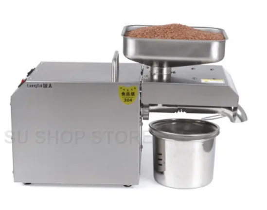 Stainless Steel Mini Oil Press Machine For Seed, Nut Peanut, Commercial Grade Oil Extraction Expeller Presser
Stainless Steel Mini Oil Press Machine For Seed, Nut Peanut, Commercial Grade Oil Extraction Expeller Presser