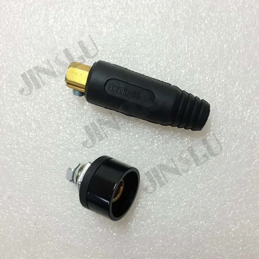 100 SETS of Quick Fitting Cable Connector DKZ10-25+EDKL10-25 Welding Machine Copper Joint Adapter
100 SETS of Quick Fitting Cable Connector DKZ10-25+EDKL10-25 Welding Machine Copper Joint Adapter