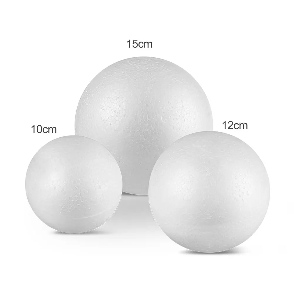 DIY Party Wedding Ball Spheres Decoration Crafts 10 12 15CM Modelling Polystyrene Styrofoam Foam Ball christmas navidad
DIY Party Wedding Ball Spheres Decoration Crafts 10 12 15CM Modelling Polystyrene Styrofoam Foam Ball christmas navidad