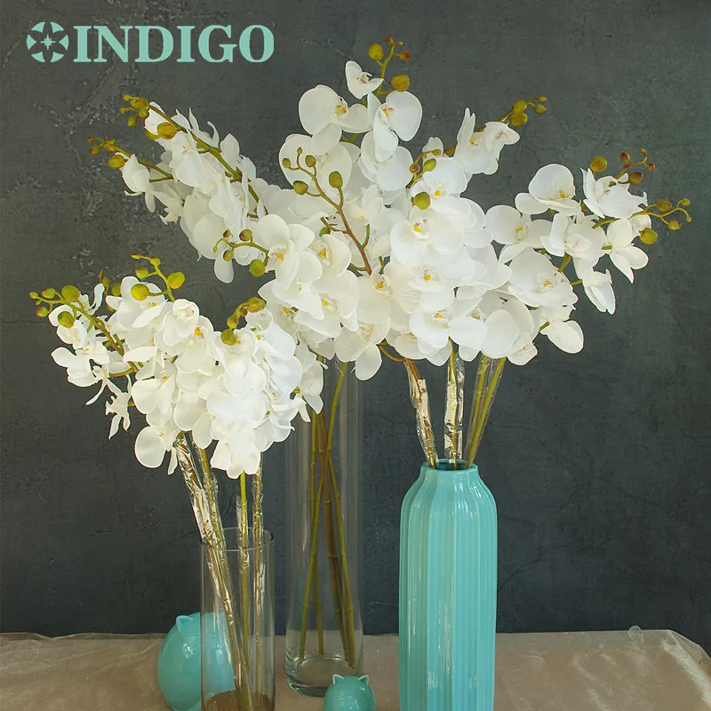 INDIGO- Phalaenopsis Orchid Silk Real Touch Flower Artificial Flower Wedding Flower Orchid Floral Christmas Party Free Shipping
INDIGO- Phalaenopsis Orchid Silk Real Touch Flower Artificial Flower Wedding Flower Orchid Floral Christmas Party Free Shipping