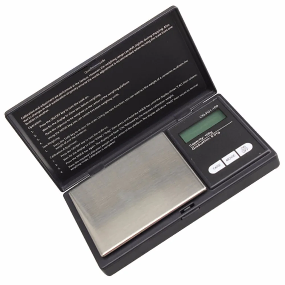 Precise Pocket Electronic Scales Mini 100g Digital electronic scale Jewelry Scales electronic Kitchen scales Brand Instruments
Precise Pocket Electronic Scales Mini 100g Digital electronic scale Jewelry Scales electronic Kitchen scales Brand Instruments