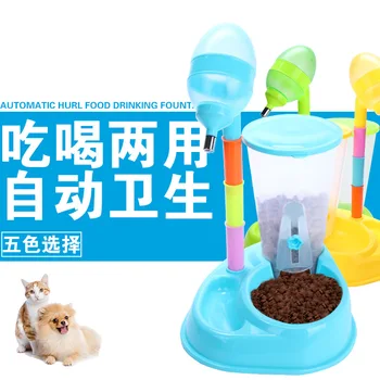 Pet Dog Cat Products Water Food Adjustable Automatic Feeders
Pet Dog Cat Products Water Food Adjustable Automatic Feeders
