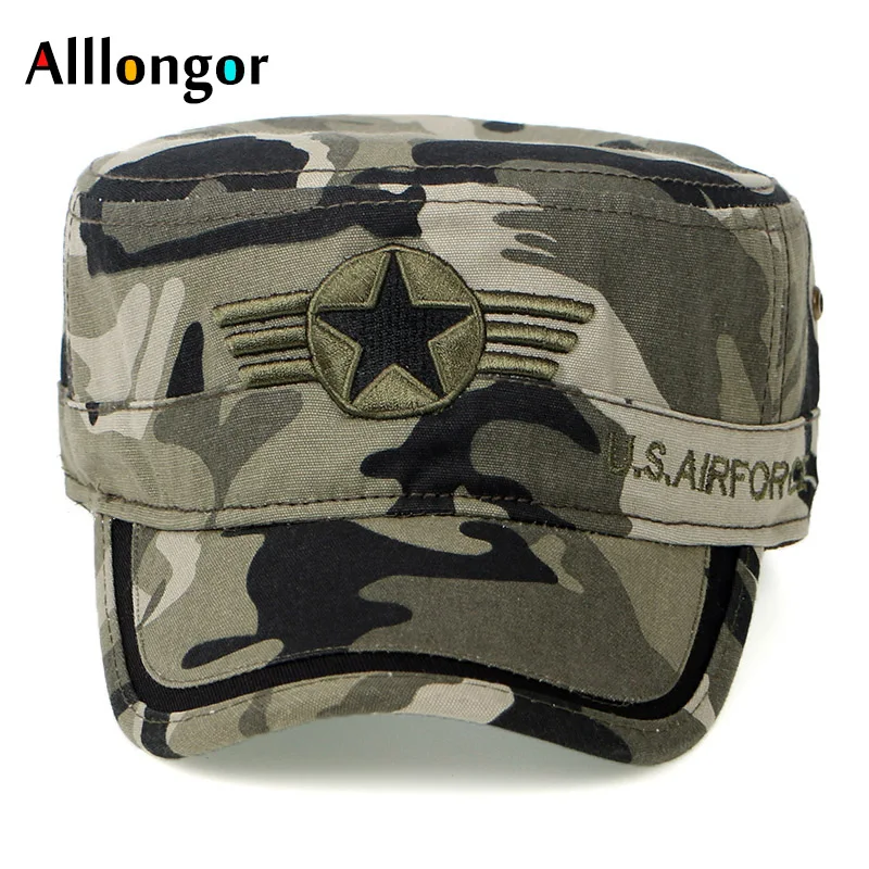 New Summer 2019 Military Hats Men Unisex Black Camouflage Cotton US Air Force Letter US Army Cap Embroidery Outdoors Flat
New Summer 2019 Military Hats Men Unisex Black Camouflage Cotton US Air Force Letter US Army Cap Embroidery Outdoors Flat
