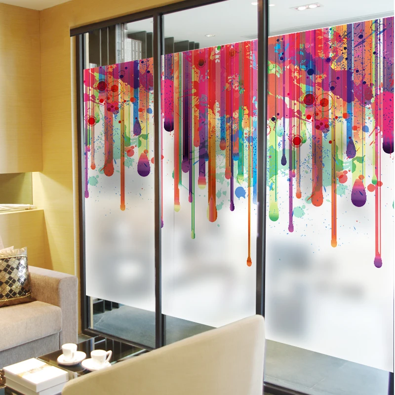 Colorful graffiti window stickers electrostatic frosted glass stickers light opaque blackout office door film
Colorful graffiti window stickers electrostatic frosted glass stickers light opaque blackout office door film