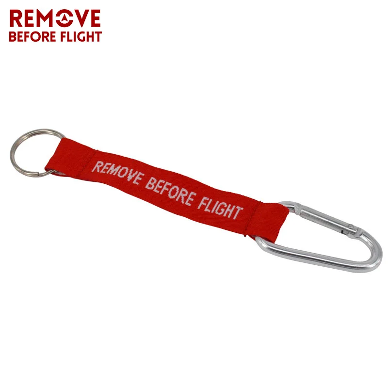 Remove Before Flight Key Chains Llaveros Hombre Red Embroidery Keyring Chain for Aviation Tags OEM Key Chains Jewelry Berloques key fob3