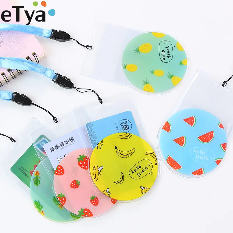 eTya Cute Cartoon Bank Credit Card Holders Bus ID Card Cover Fruit Printing Students Access Control Card Documents Cover Gifts
eTya Cute Cartoon Bank Credit Card Holders Bus ID Card Cover Fruit Printing Students Access Control Card Documents Cover Gifts