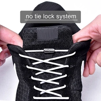 1Pair No Tie Elastic Shoelaces Lock Round Shoe Laces Kids Adult Quick Shoelace Shoe Laces Metal Capsule Lazy Shoelaces N127
1Pair No Tie Elastic Shoelaces Lock Round Shoe Laces Kids Adult Quick Shoelace Shoe Laces Metal Capsule Lazy Shoelaces N127