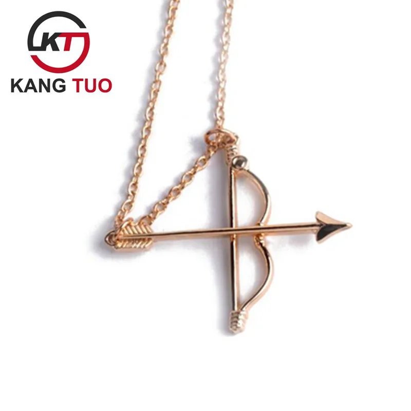 Fashion Bow Arrow Pendant Necklace Alloy Gold Color Plated Jewelry For Women Charms
Fashion Bow Arrow Pendant Necklace Alloy Gold Color Plated Jewelry For Women Charms