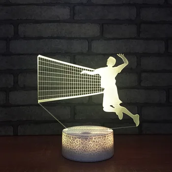 Volleyball 3d Night Light Colorful Small Kids Lamp Creative Home Gift To Send Boyfriend 3d Light Fixtures
Volleyball 3d Night Light Colorful Small Kids Lamp Creative Home Gift To Send Boyfriend 3d Light Fixtures