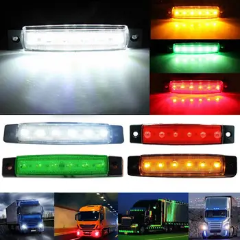 10pcs 6LED 12V Side Marker Indicators Light for C ar Truck Trailer Lorry Indicator Signal Lamp 4 Colors
10pcs 6LED 12V Side Marker Indicators Light for C ar Truck Trailer Lorry Indicator Signal Lamp 4 Colors
