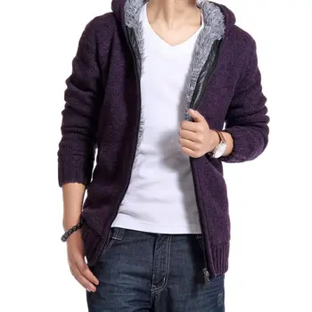 2019 Autumn Winter Men's Sweater Coat Faux Fur Wool Sweater Jackets Men Zipper Knitted Thick Coat Casual Knitwear Warm Outwear
2019 Autumn Winter Men's Sweater Coat Faux Fur Wool Sweater Jackets Men Zipper Knitted Thick Coat Casual Knitwear Warm Outwear