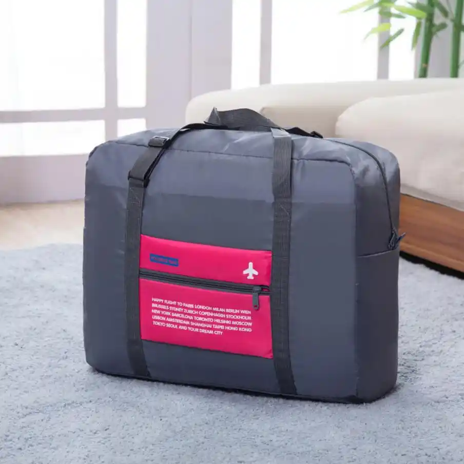 hand luggage,handcartoon new folding travel bag hand luggage large capacity waterproof
