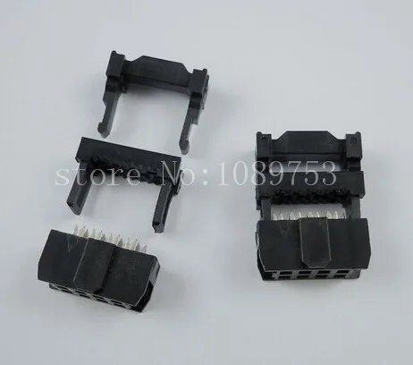 100pcs FC-8P IDC Socket 2.54mm JTAG Socket ISP Connector Black 
100pcs FC-8P IDC Socket 2.54mm JTAG Socket ISP Connector Black