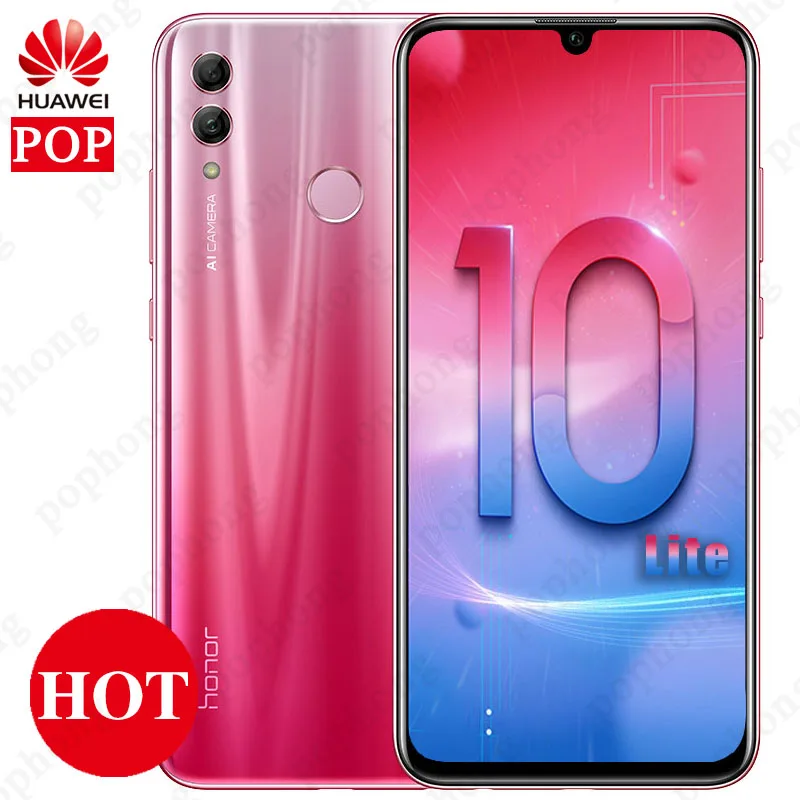 Global Version Honor 10 Lite mobilephone 6.21 inch Kirin 710 Octa Core Fingerprint 2340X1080 Front AI 24MP Rear 13MP
Global Version Honor 10 Lite mobilephone 6.21 inch Kirin 710 Octa Core Fingerprint 2340X1080 Front AI 24MP Rear 13MP