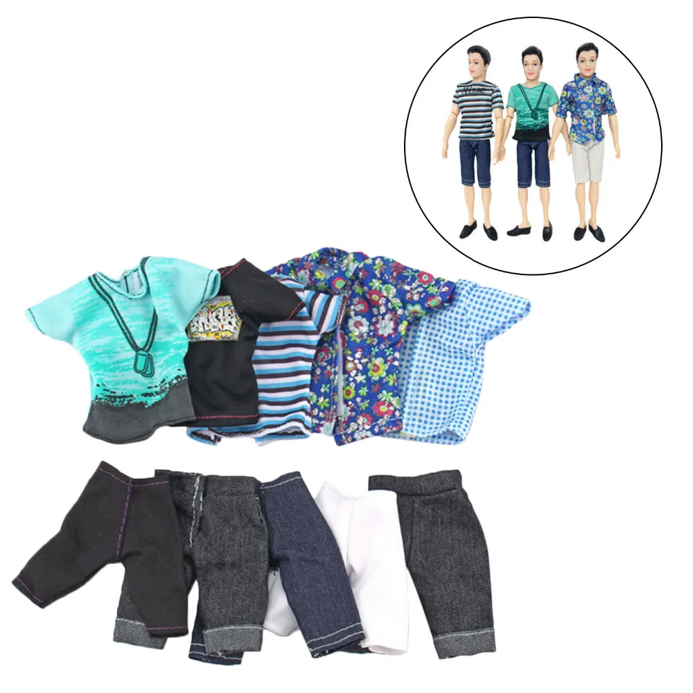 Besegad 5Set Mini Men Boy Doll Casual Clothes Formal Business Suits Coats T-shirts Pants Outfit Accessories for Barbie Ken Toy
Besegad 5Set Mini Men Boy Doll Casual Clothes Formal Business Suits Coats T-shirts Pants Outfit Accessories for Barbie Ken Toy