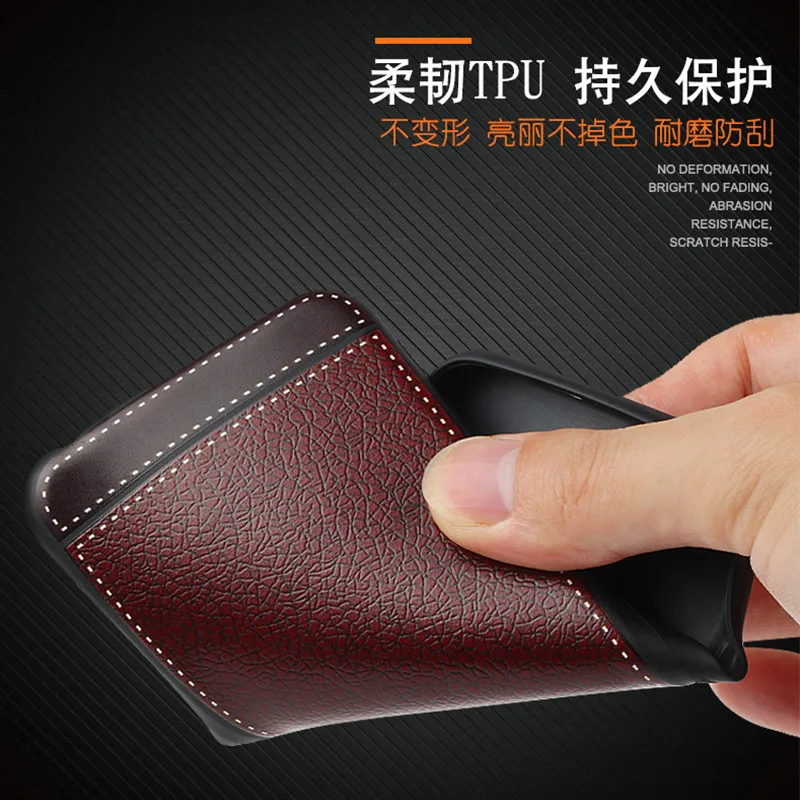 личи зерна узор кожаный кожа силиконовый чехол на смартфон Meizu M6 Note/ноте чехлы