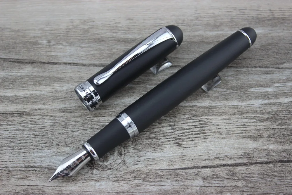 1pc/lot Jinhao X750 Fountain Pen Matte Black Pen Silver Clip 18KGP Caneta Jinhao Fine Nib Fountain Pen Luxury 14.2*1.2cm
1pc/lot Jinhao X750 Fountain Pen Matte Black Pen Silver Clip 18KGP Caneta Jinhao Fine Nib Fountain Pen Luxury 14.2*1.2cm