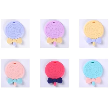 NEW Nursing Teething Toys Baby Silicone Lollipop Kids Infants Teethers Pendant Toys to Soothe Sore Gums
NEW Nursing Teething Toys Baby Silicone Lollipop Kids Infants Teethers Pendant Toys to Soothe Sore Gums