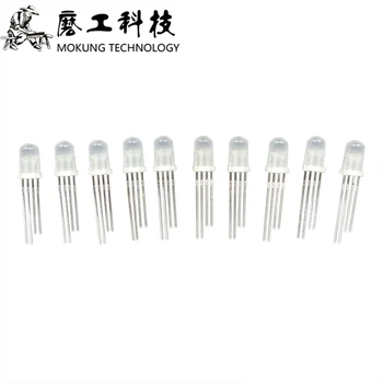 10pcs-1000pcs DC5V APA106 F5 5mm F8 8mm Round RGB LED APA106 chipset inside RGB Full color Frosted LED Chips
10pcs-1000pcs DC5V APA106 F5 5mm F8 8mm Round RGB LED APA106 chipset inside RGB Full color Frosted LED Chips