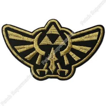 4" Hook and Loop Legend of Zelda Hyrule's Royal Crest Golden PATCHES TV Movie Embroidered Sew On Badge For baseball caps
4" Hook and Loop Legend of Zelda Hyrule's Royal Crest Golden PATCHES TV Movie Embroidered Sew On Badge For baseball caps