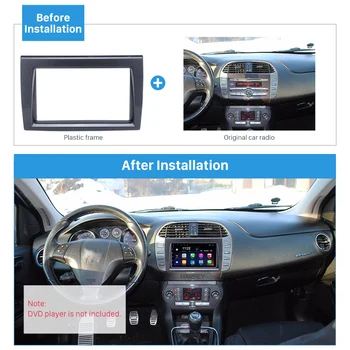 Harfey DVD Player Car Radio Panel Fascia Refined Frame Mount Kit for FIAT BRAVO 2006+ Audio Cover In Dash Plate Cover Trim 2Din
Harfey DVD Player Car Radio Panel Fascia Refined Frame Mount Kit for FIAT BRAVO 2006+ Audio Cover In Dash Plate Cover Trim 2Din
