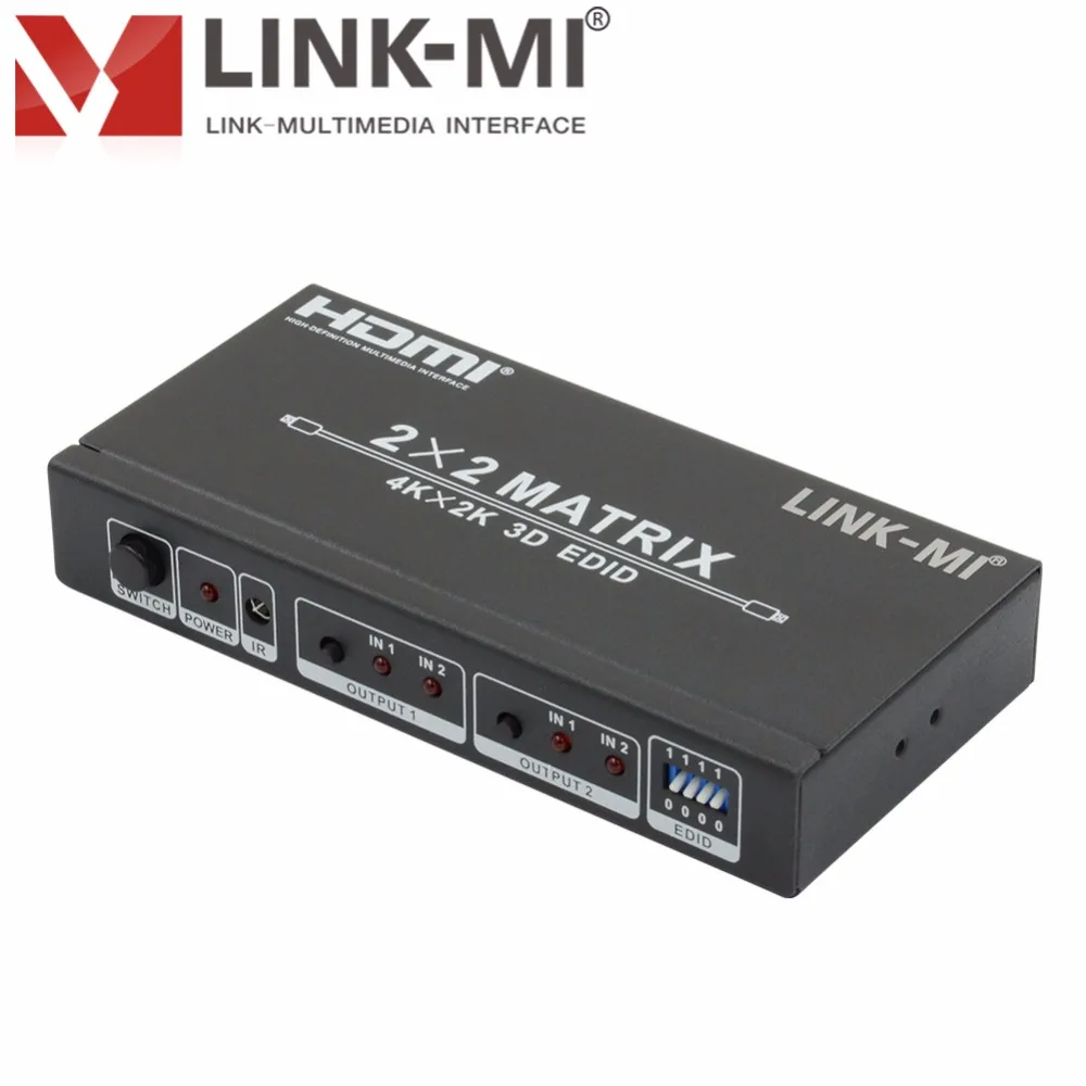 HDMI Matrix 2x2 with EDID Control up to 4K2K/3D,EDID control via EDID Selector and Remote controller hdmi splitter 1x2 Switch
HDMI Matrix 2x2 with EDID Control up to 4K2K/3D,EDID control via EDID Selector and Remote controller hdmi splitter 1x2 Switch