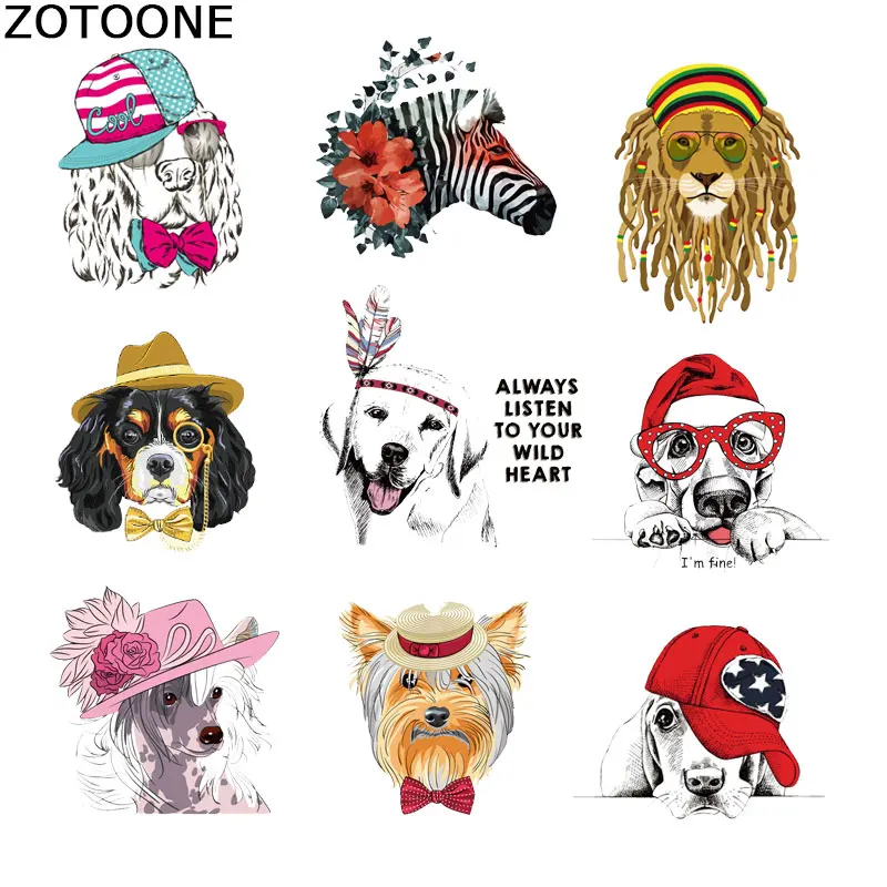 ZOTOONE Fashion Flower Dog Patch for Clothes T-Shirt Iron on Patches Stickers DIY Heat Transfer Accessory Washable Appliques E
ZOTOONE Fashion Flower Dog Patch for Clothes T-Shirt Iron on Patches Stickers DIY Heat Transfer Accessory Washable Appliques E