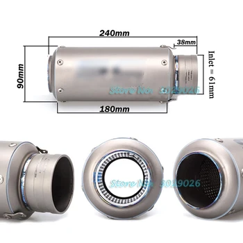 S1000RR Full Titanium Slip On For Motorcycle Modified BMW S1000 RR 2015 2016 2017 Muffler Set with Full System Link Pipe Tube
S1000RR Full Titanium Slip On For Motorcycle Modified BMW S1000 RR 2015 2016 2017 Muffler Set with Full System Link Pipe Tube