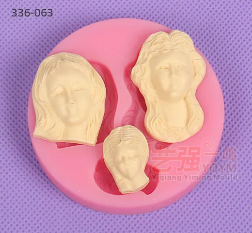 YQYM New arrival silicone western woman face mold,fondant decorations silicon mold,silicone baking mold
YQYM New arrival silicone western woman face mold,fondant decorations silicon mold,silicone baking mold