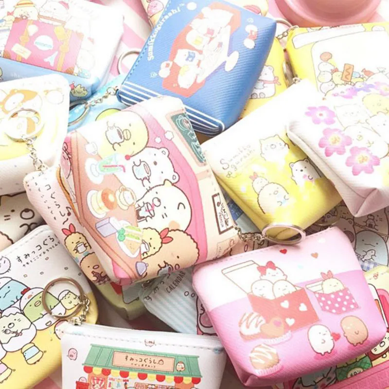 1 Pc New Anime Sumikko Gurashi Corner Creature Wallets Coin Pack Student Wallet Coin Purse Cosplay Figure Toys gift
1 Pc New Anime Sumikko Gurashi Corner Creature Wallets Coin Pack Student Wallet Coin Purse Cosplay Figure Toys gift