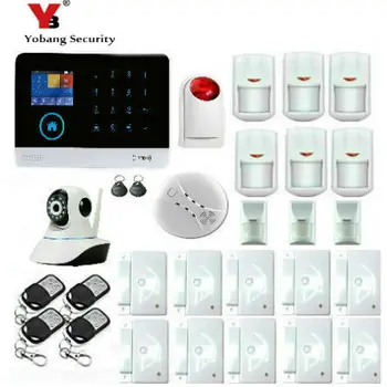 YobangSecurity Touch Screen WIFI GSM GPRS Wireless Home Burglar Security Alarm System HD IP Camera Pet Immune Detector Friendly
YobangSecurity Touch Screen WIFI GSM GPRS Wireless Home Burglar Security Alarm System HD IP Camera Pet Immune Detector Friendly