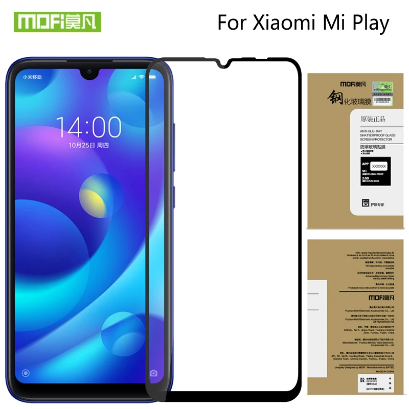 Mofi Full cover Tempered Glass For Xiaomi Mi Play Screen Protector Anti-Explosion Anti-Scratch Guard Film For Xiaomi Mi Play
Mofi Full cover Tempered Glass For Xiaomi Mi Play Screen Protector Anti-Explosion Anti-Scratch Guard Film For Xiaomi Mi Play