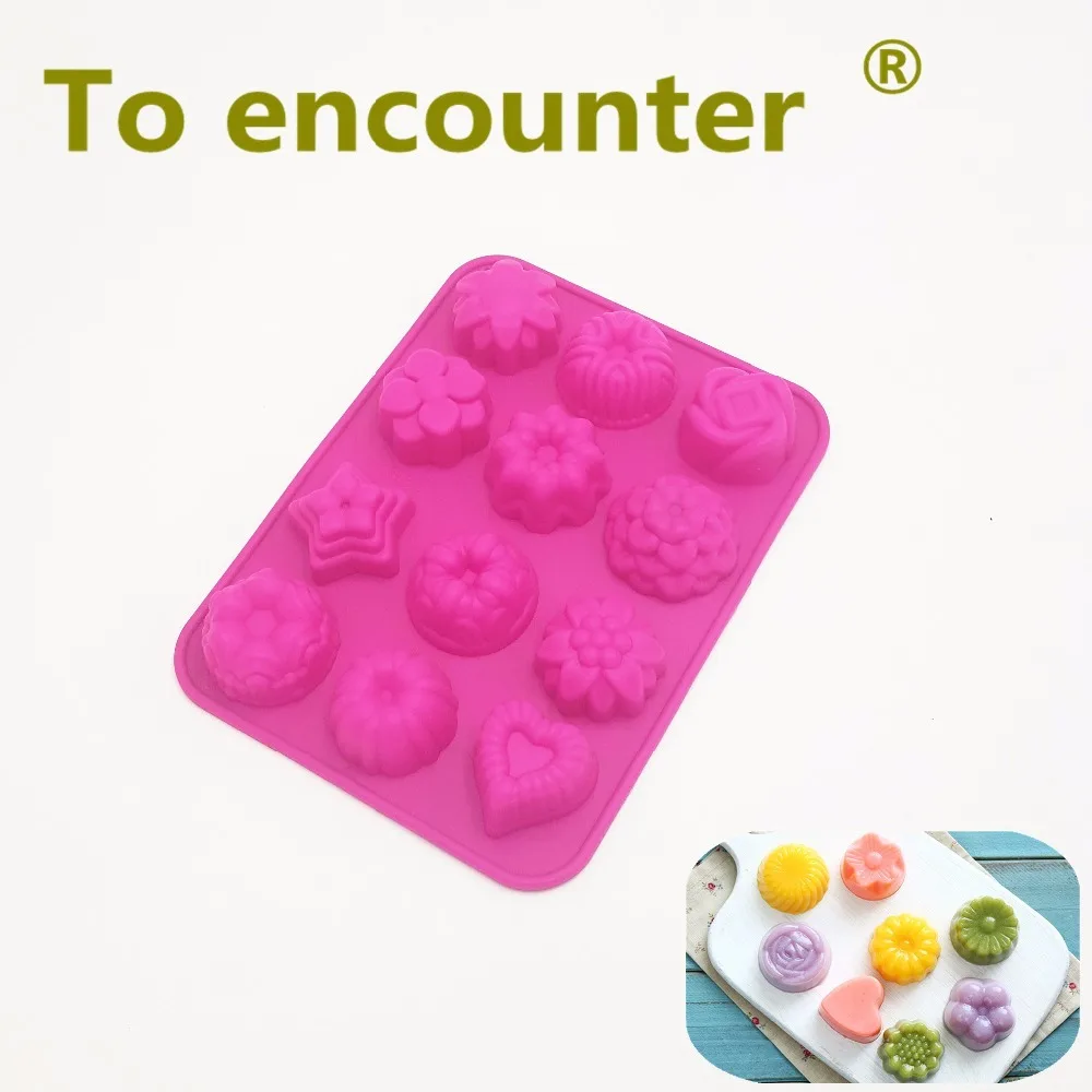 To encounter 21.4*16*2.3CM 3D flower Shape Silicone Mold Chocolate Cake Cookie Mold Pudding Tray soap mould DIY Pastry Tools
To encounter 21.4*16*2.3CM 3D flower Shape Silicone Mold Chocolate Cake Cookie Mold Pudding Tray soap mould DIY Pastry Tools