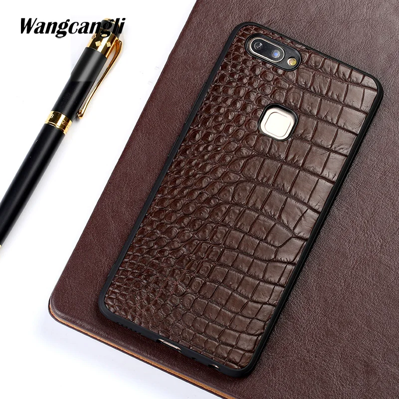 Wangcangli Genuine leather phone case for VIVO X20 Natural Crocodile belly skin phone case all-inclusive protection case
Wangcangli Genuine leather phone case for VIVO X20 Natural Crocodile belly skin phone case all-inclusive protection case