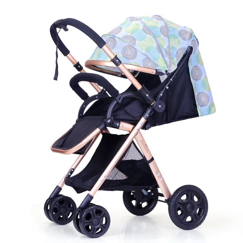 High Landscape Baby stroller Lightweight folding Portable Four Wheel Wheelbarrow To Lie Baby Bi-directional Baby Ca
High Landscape Baby stroller Lightweight folding Portable Four Wheel Wheelbarrow To Lie Baby Bi-directional Baby Ca