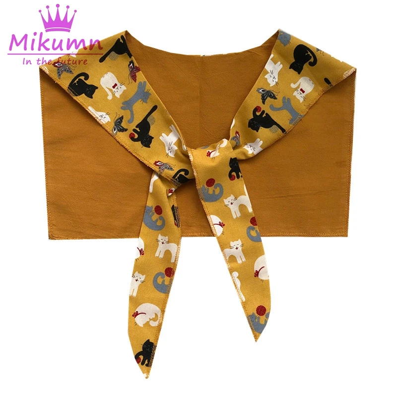 kawaii Cartoon cat printed japanese style navy sailor collar for women girls false fake collar clothes accessories
kawaii Cartoon cat printed japanese style navy sailor collar for women girls false fake collar clothes accessories