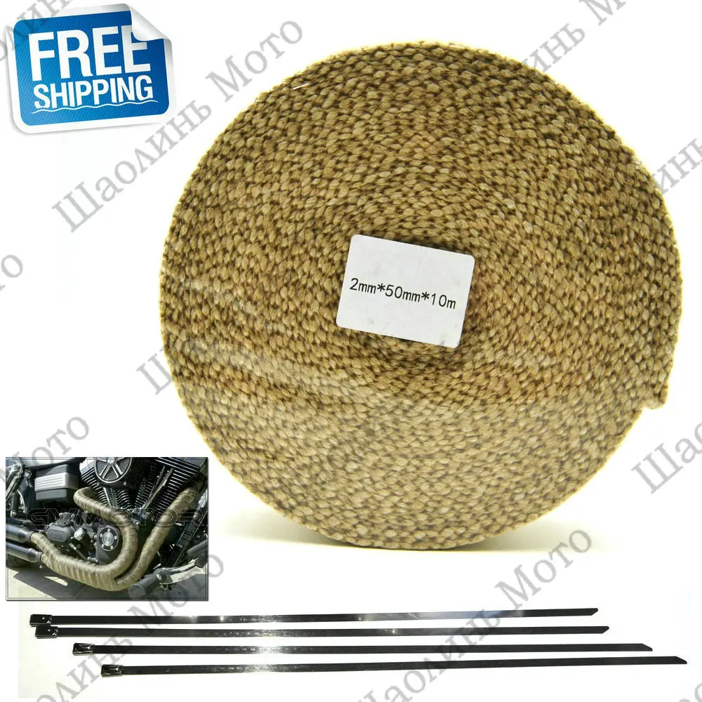 Beige CAR MOTORCYCLE Incombustible Turbo MANIFOLD HEAT EXHAUST THERMAL WRAP TAPE & STAINLESS TIES 2mm*50mm*10m FREE SHIPPING
Beige CAR MOTORCYCLE Incombustible Turbo MANIFOLD HEAT EXHAUST THERMAL WRAP TAPE & STAINLESS TIES 2mm*50mm*10m FREE SHIPPING