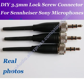 3pcs DIY 3.5mm 1/8" Stereo Screw Lock Connector for Pro Sennheiser Sony Microphone Spare Plug adapter
3pcs DIY 3.5mm 1/8" Stereo Screw Lock Connector for Pro Sennheiser Sony Microphone Spare Plug adapter