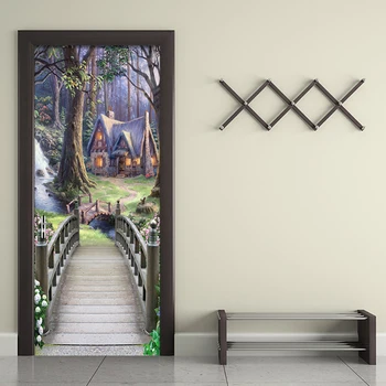PVC Self Adhesive Waterproof 3D Wallpaper Fairy Forest Photo Wall Mural Door Sticker Living Room Kids Bedroom Home Decor Sticker
PVC Self Adhesive Waterproof 3D Wallpaper Fairy Forest Photo Wall Mural Door Sticker Living Room Kids Bedroom Home Decor Sticker