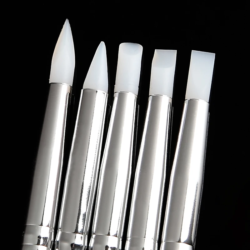 5 Pcs/Set Silicone UV Gel Polish Pen Mixing Functional Brushes Nail Art Wooden Handle Application Set Salon DIY Manicure Tools
5 Pcs/Set Silicone UV Gel Polish Pen Mixing Functional Brushes Nail Art Wooden Handle Application Set Salon DIY Manicure Tools