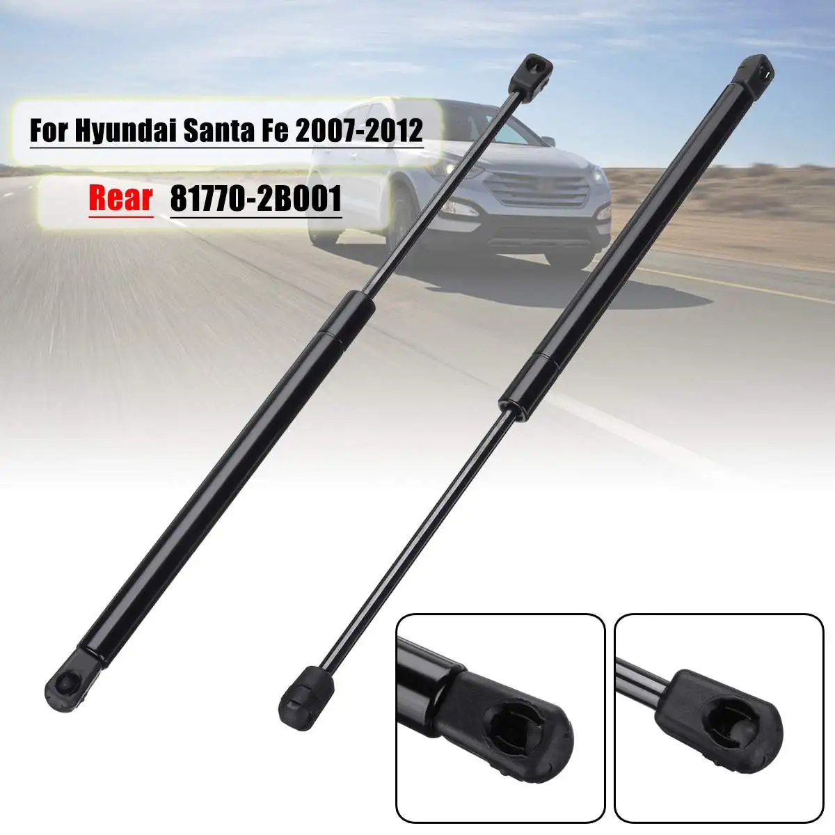 2Pcs Rear Tailgate Lift Supports Struts Shocks For Hyundai Santa Fe 2007 2008 2009 2010 2011 2012 81770-2B001
2Pcs Rear Tailgate Lift Supports Struts Shocks For Hyundai Santa Fe 2007 2008 2009 2010 2011 2012 81770-2B001