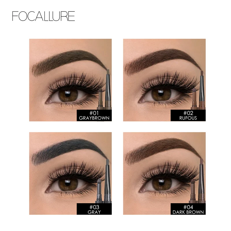 FOCALLURE 3 In 1 Eyebrow Pencil Automatic Eye Brows Tint Black Blown Natural Eye Makeup Eyebrow Enhancers
FOCALLURE 3 In 1 Eyebrow Pencil Automatic Eye Brows Tint Black Blown Natural Eye Makeup Eyebrow Enhancers
