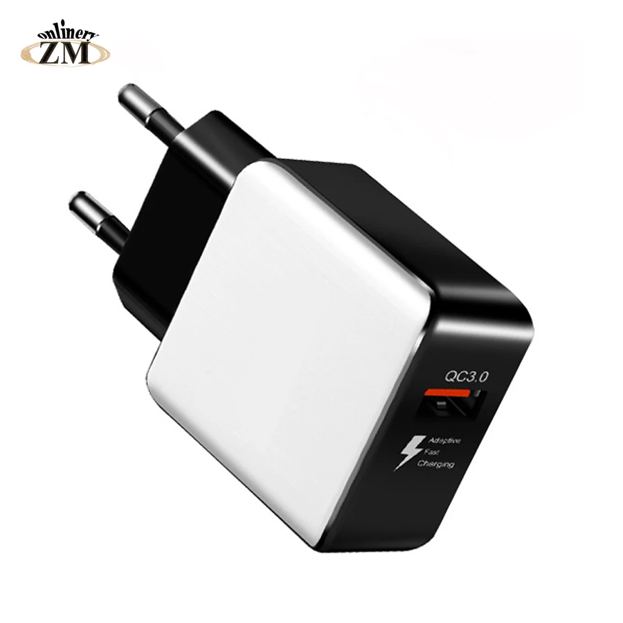 Universal QC3.0 USB Charger EU Plug 18W Quick Charge 3.0 Fast Adapter Wall Mobile Phone Charger for xiaomi huawei Samsung note 9
Universal QC3.0 USB Charger EU Plug 18W Quick Charge 3.0 Fast Adapter Wall Mobile Phone Charger for xiaomi huawei Samsung note 9