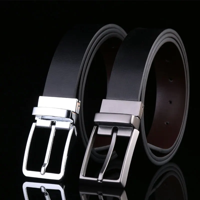 Black and Brown Leather Belt