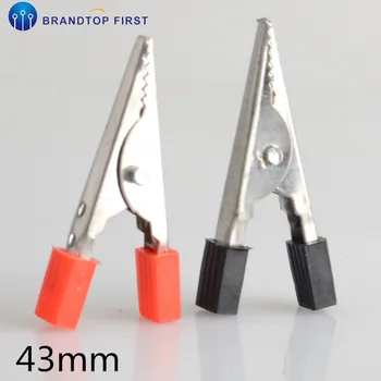 10PCS Electronic Connector Metal Alligator Clip Metal Clip Length 43mm Electrician Test Clip
10PCS Electronic Connector Metal Alligator Clip Metal Clip Length 43mm Electrician Test Clip